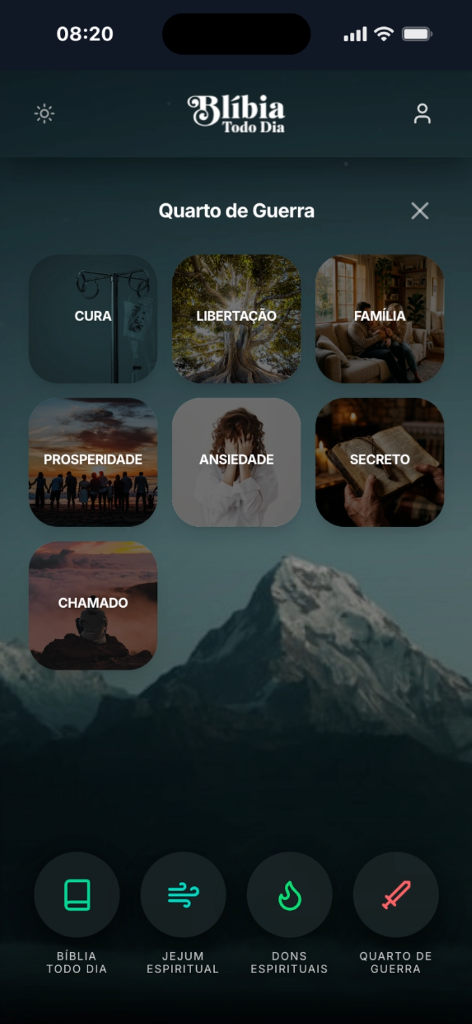 Bíblia Todo Dia Quarto de Guerra Screen